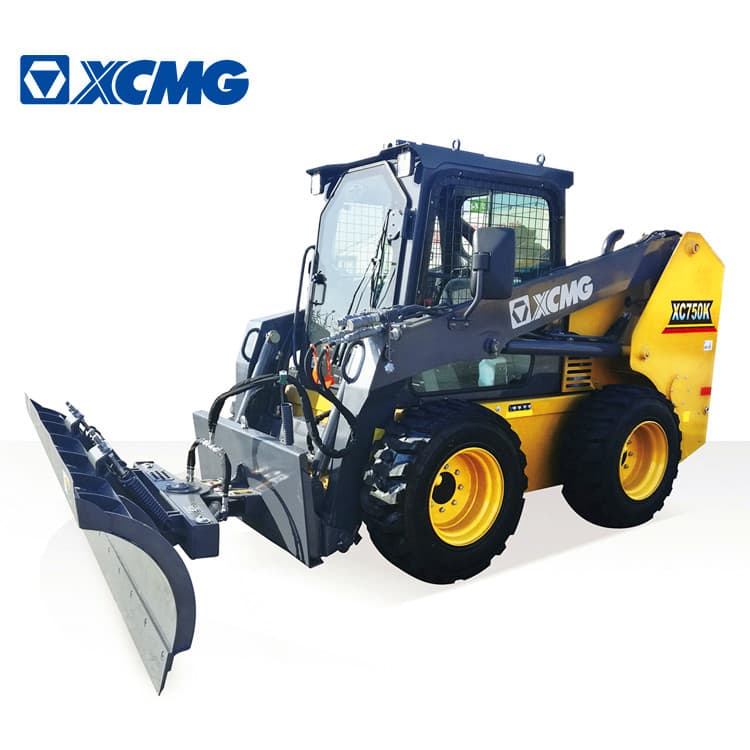 XCMG XC750K 1 ton Chinese mini skid steer loader with bucket and hammer